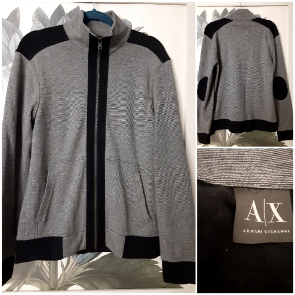 Armani zip up cotton jacket.